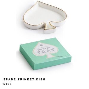 Rosanna Inc Spade Trinket Dish Jewelry Tray Ring Holder